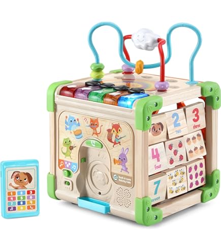 VTech Busy Learners Activity Cube - Purple - Online Exclusive [並行輸入品] 71jZ4ytcgiL._UF894,1000_QL80_.jpg